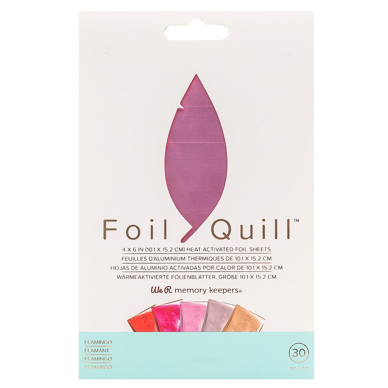 We R Memory Keepers® 4" x 6" Foil Quill™ Heat Activated Foil Sheets, 30ct.